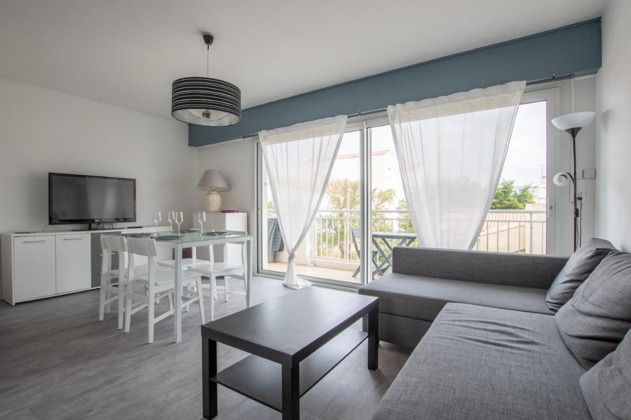 50M De La Plage - Appart Pour 4 - Balcon Notre-Dame-de-Monts Kültér fotó