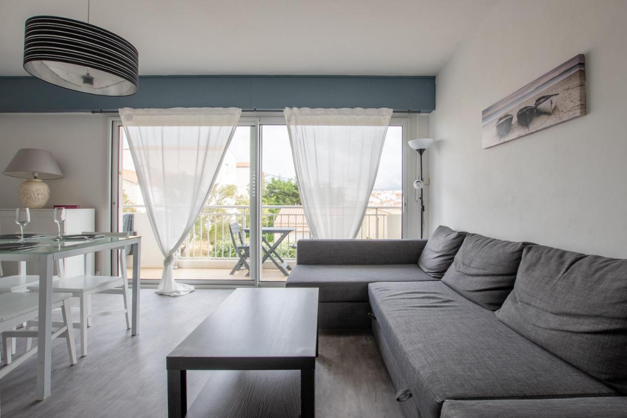 50M De La Plage - Appart Pour 4 - Balcon Notre-Dame-de-Monts Kültér fotó